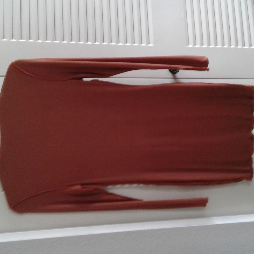 Shein Rust Color Dress - Picture 3 of 5